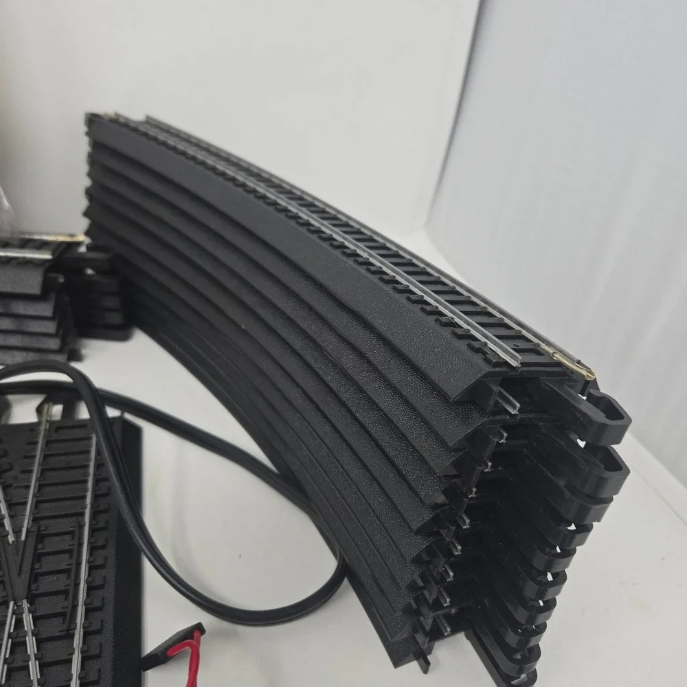 Bachmann E-Z Track System Train Set Track Transformer Model 6607 Turnouts Lot
